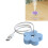 Umidificatore USB a forma di fiore piccolo blu mini 5V 1A 8h 12