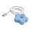 Umidificatore USB a forma di fiore piccolo blu mini 5V 1A 8h 1