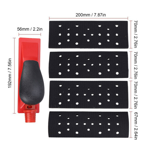 Multifunctional Hand Sander with Comfortable Grip and Dust Extraction 1