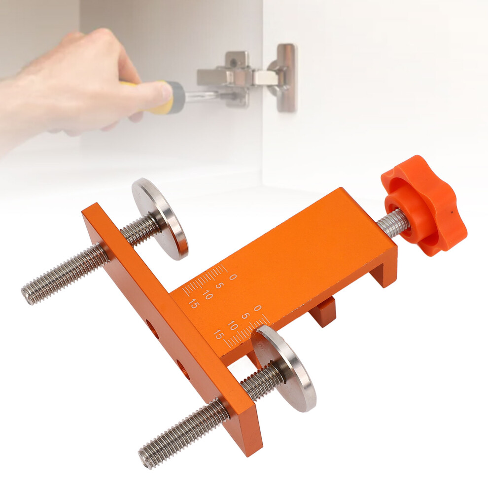 Aluminum Alloy Cabinet Door Positioner, 7-40Mm Mounting Jig 8711335261111