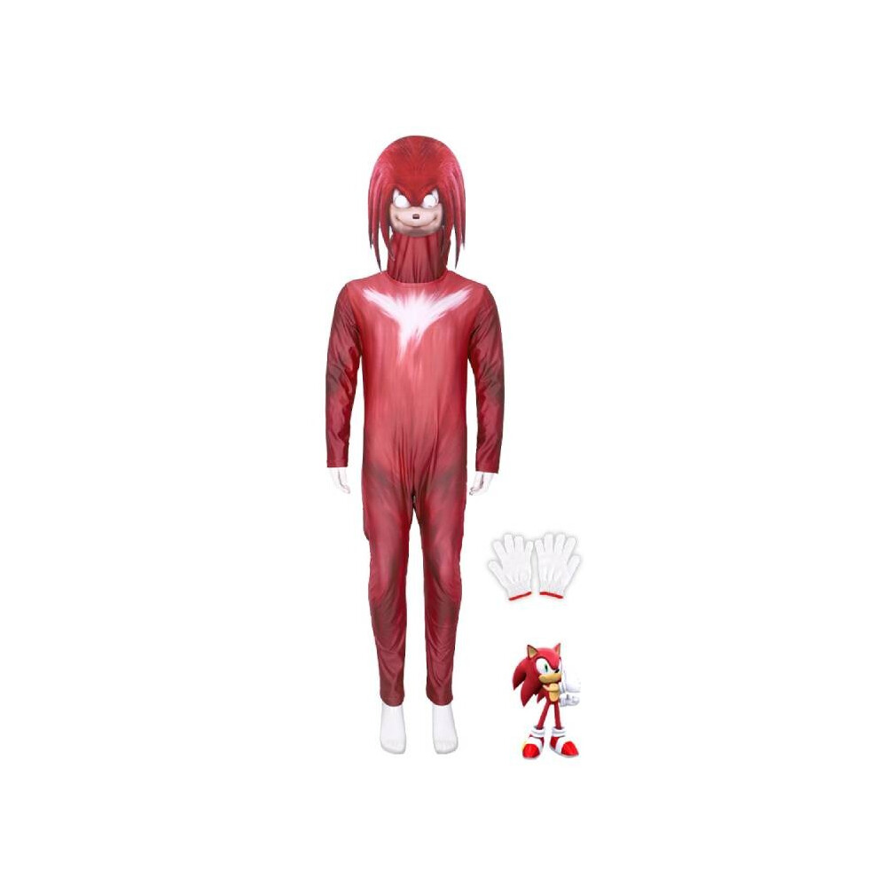 (Red,140)Disfraz De Sonic The Hedgehog Juegos Con Disfraces Monos De Dibujos Animados Fiesta De ActuacióN De Halloween-image