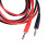 10 Stück Ersatz-Testleitungen-Set Schwarz/Rot 0,4 mm 12