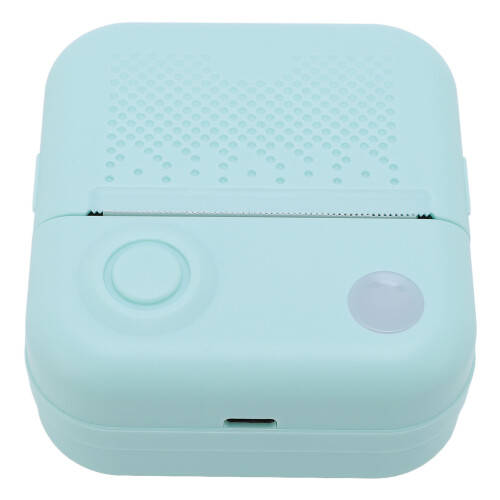 Rechargeable Thermal Label Printer 57mm Cyan 1200mAh Battery
