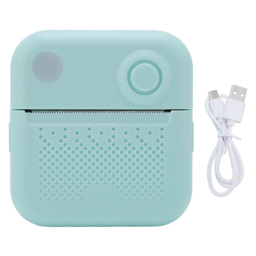 Rechargeable Thermal Label Printer 57mm Cyan 1200mAh Battery 2