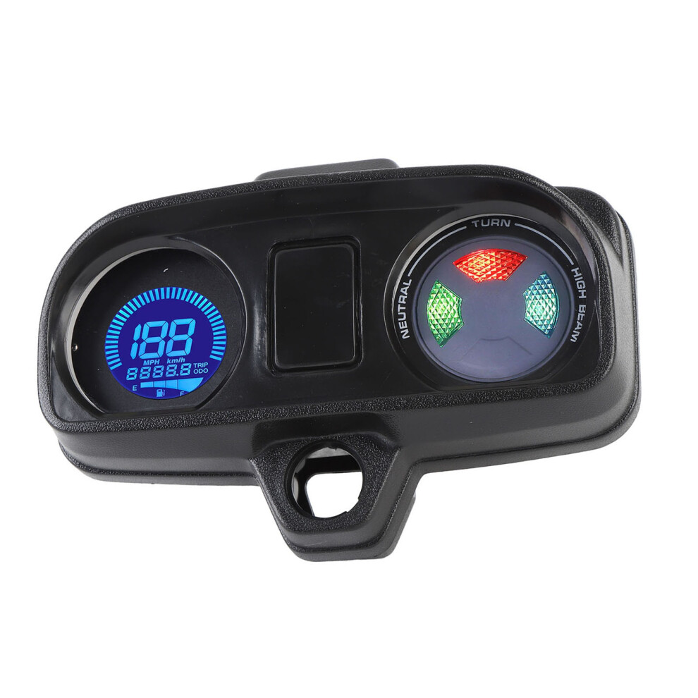 Dc 12V Motorcycle Speedometer Lcd Display 7 Color Backlight For Titan 150 9411335264943