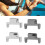2x conector de correa de reloj de metal para GTV2 12-20mm 14