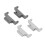 2x conector de correa de reloj de metal para GTV2 12-20mm 1