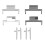 2x conector de correa de reloj de metal para GTV2 12-20mm 3