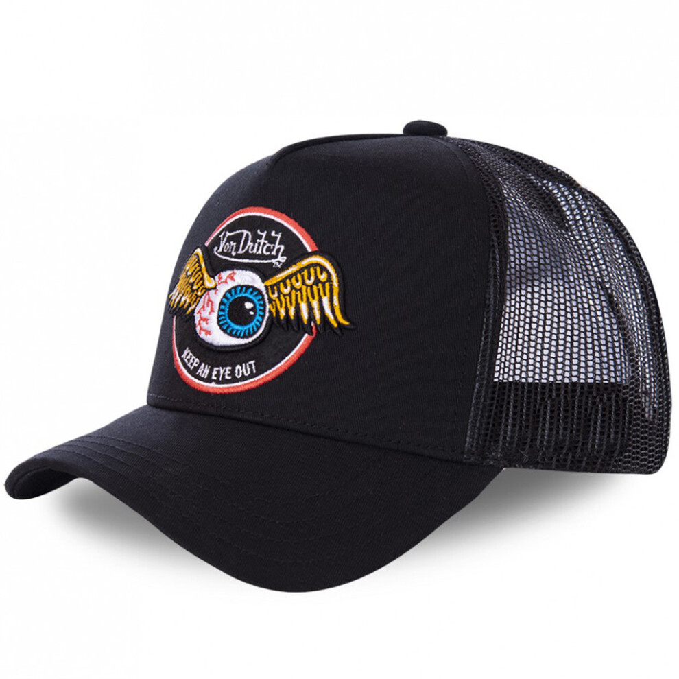 (Style 6) Breathable Dutch Von Baseball Cap Embroidered Mesh Hat Fashion Unisex Street
