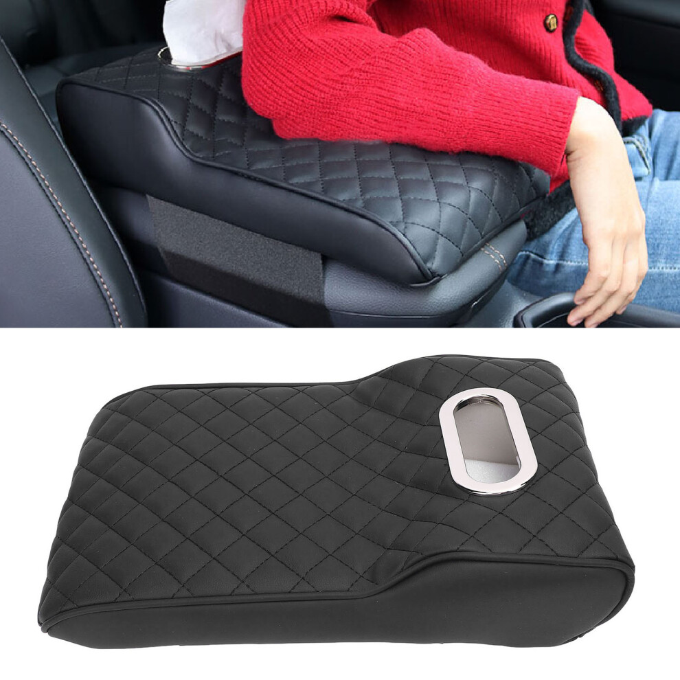 Universal Car Center Console Cover With Tissue Holder Nappa Leather 4001335266457