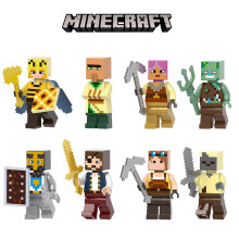 Minifigures Minecraft 8pcs Building Blocks Diy Gift Kids Educational Puzzle Toy