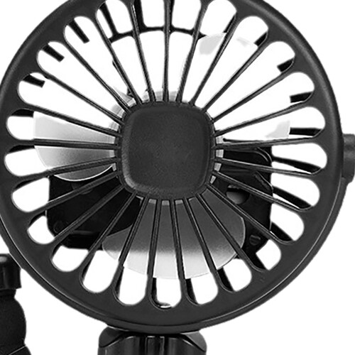 Clip-On-Lüfter 5V-Batterie 9,5  9,5  21 cm schwarz 2