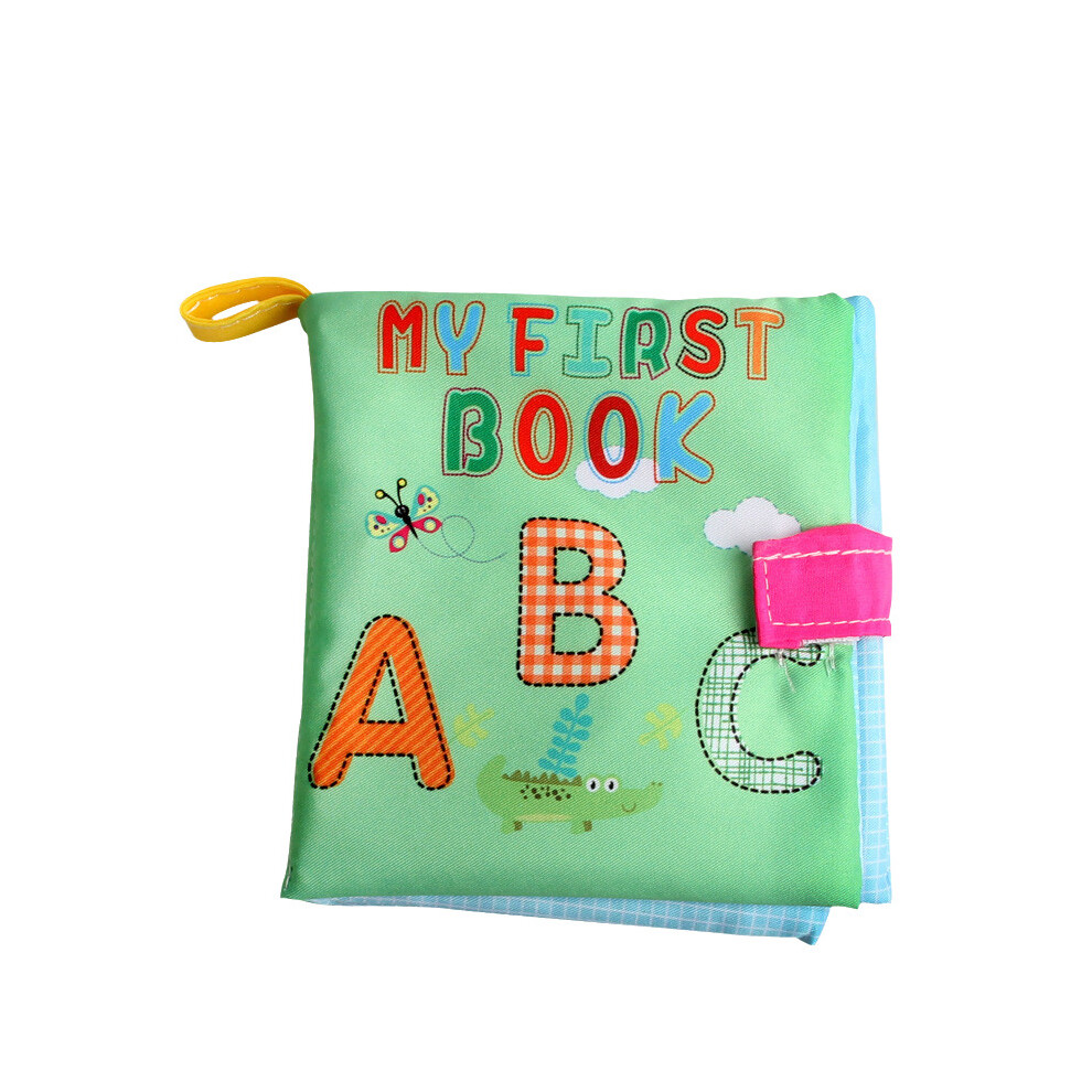 (English) Baby Cognitive Fabric Quiet Soft Cloth Book Early Toys Educational Preschool