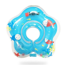 (Blue,41*41cm/16.14*16.14in)Anello Collo Galleggiante Bambino Carino Sicurezza Pvc Gonfiabile Nuoto Bagno Collo Cerchio