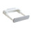 Soporte para tapas de pared de ABS gris, 25205 cm, 200 g. 14