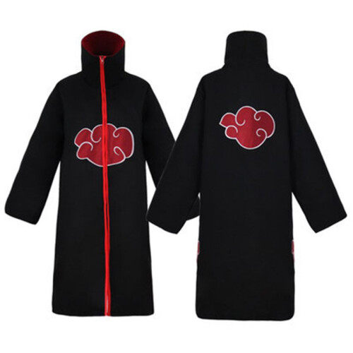 (Stand Collar Cloak, Adult 2XL) Naruto Anime Akatsuki Uchiha Itachi ...