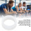 Silikon-Ringabdeckung - Größe 6-10 weiße elastische Hülle 3