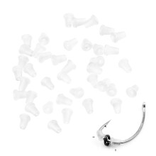 Tornillos para boilies 20 uds + 40 uds de topes para anzuelos blancos