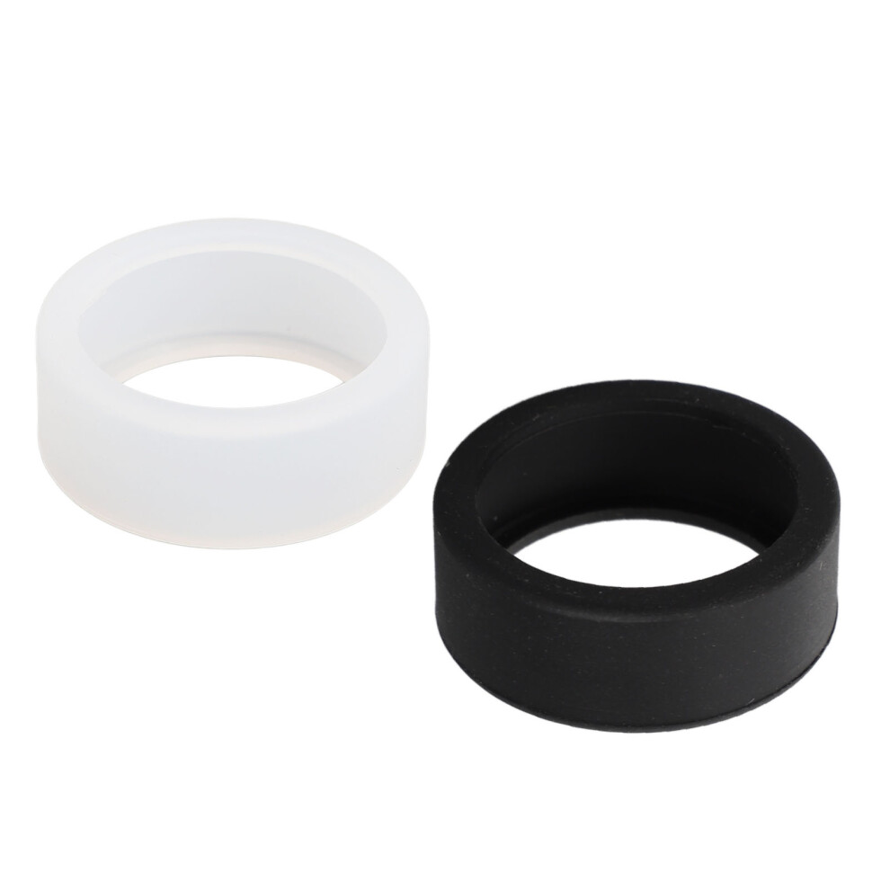 Smart Ring Silicone Covers 2-Pack Protective Cases Size S Black & White White,Black 9491335270083