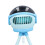Ventilatore mini clip-on per passeggino 4000 mAh blu 9