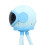 Ventilatore mini clip-on per passeggino 4000 mAh blu 8
