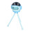 Ventilatore mini clip-on per passeggino 4000 mAh blu 15