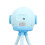 Ventilatore mini clip-on per passeggino 4000 mAh blu 7
