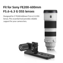 Morsetto lente Arca da 38 mm JLwin 109 g per FE 200-600 mm