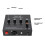 48V Microphone Preamp Booster with Gain Control, Aluminum Black 7