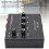 48V Microphone Preamp Booster with Gain Control, Aluminum Black 9