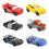 (6 pcs)Cars Lightning Mcqueen Mater Jackson Storm Modell Spielzeug Set Kindergeburtstag Geschenk 4