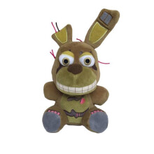 (Brown Bear)Five Nights At Freddys Chica Bonnie Foxy Plush Doll Soft Stuffed Toy Kids Gift