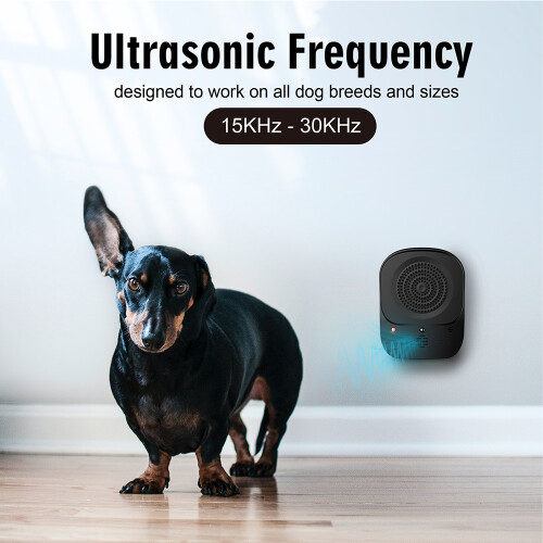 Rechargeable Ultrasonic Dog Bark Deterrent: Multi-Function Portable 1
