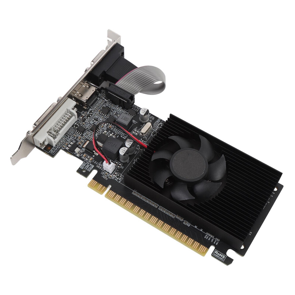 Graphics Card 1Gb Ddr3 Pcie 2.0 Video Card With Vga Dvi Hd Interface 4611335275047