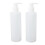 2 Stück 250 ml Massageöl-Wärmer-Pumpflaschen, ABS 2