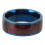 Ntag213 NFC-Ring Titanstahl Blau Größe 9 13