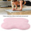 Cuscinetto per ginocchio da Pilates spesso morbido antiscivolo PU rosa 4