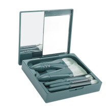 5-teiliges Make-up-Pinsel-Set, weiche Borsten, Grün