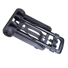 Portable Folding Hand Truck 44x23cm, 110lb Load, 2 Wheels