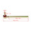 Paire de biellettes de direction 190mm, rotule 50-250 cm³ 2