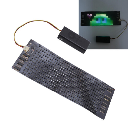 Flexible LED Display 12x32 Resolution APP Control HD Full Color LED Sign Screen