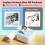 Portable Bluetooth 203DPI Thermal Label Printer 57x30mm Blue 10