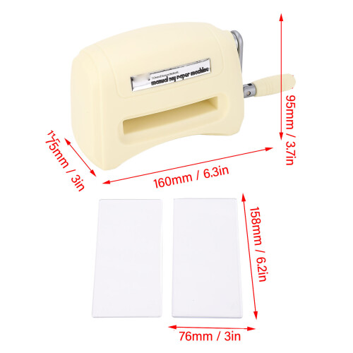 Portable ABS Manual Die Cutting & Embossing Tool for Various Materials 1