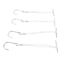 20 Pattern Metal Hangers with Rope Sewing and Craft Storage 260mm