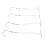 20 Pattern Metal Hangers with Rope Sewing and Craft Storage 260mm 1