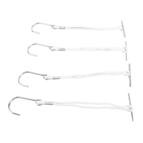 20 Pattern Metal Hangers with Rope Sewing and Craft Storage 260mm