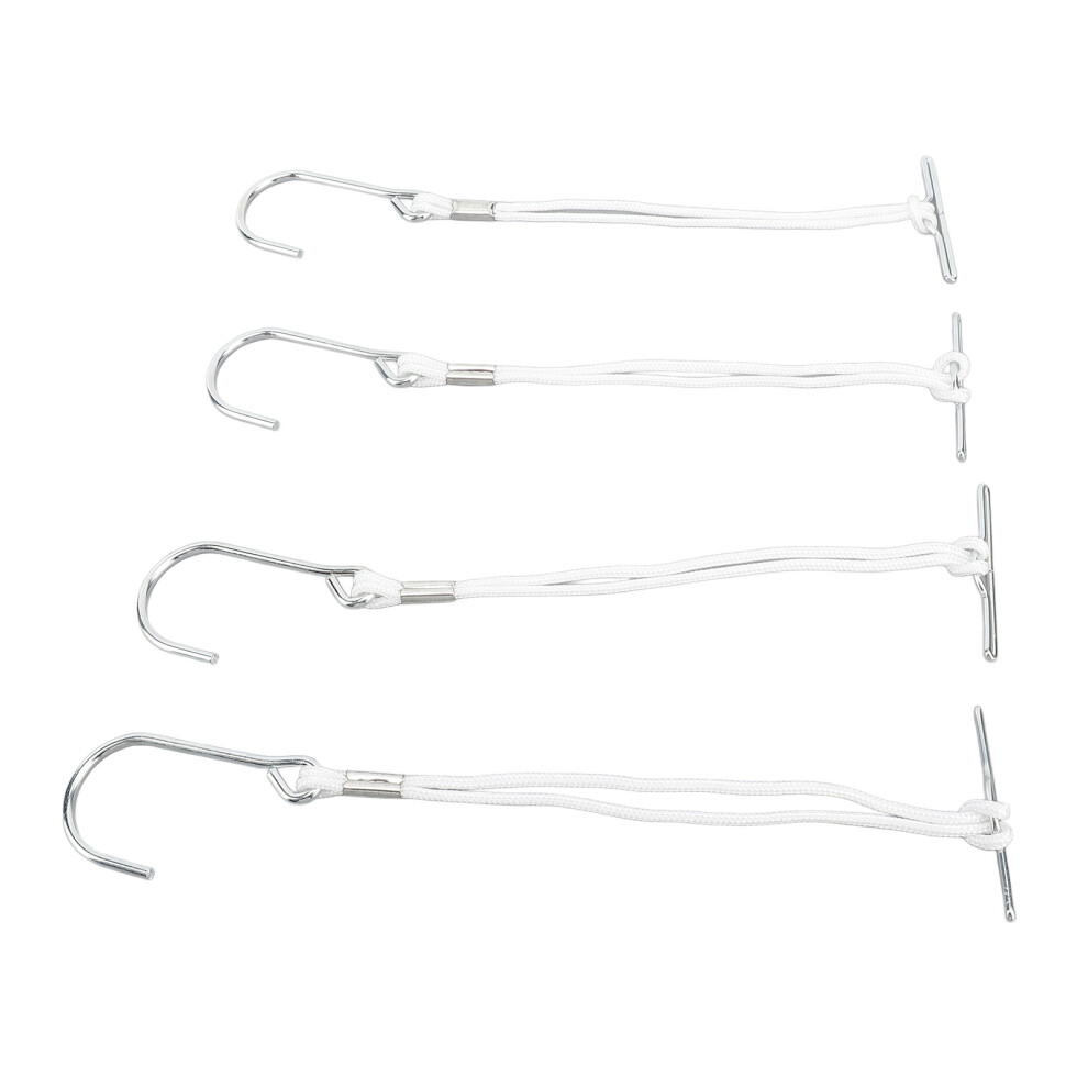 20 Pattern Metal Hangers with Rope Sewing and Craft Storage 260mm