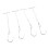 20 Pattern Metal Hangers with Rope Sewing and Craft Storage 260mm 15