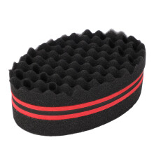 Set da 2 pezzi: pettine Afro Twist per capelli e spugna, spazzola in acciaio