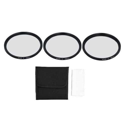 3 Stück 58 mm Sternfilter aus optischem Glas 4/6/8 Slim 1